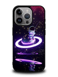 An astronaut hunts for the stars iPhone 14 Pro Case QC9904