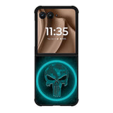 Punisher Blue Glow Motorola Moto RAZR Plus 2025 Case OV9917