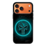 Punisher Blue Glow iPhone 17 Pro Case OV9917