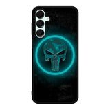 Punisher Blue Glow Samsung Galaxy A16 Case OV9917