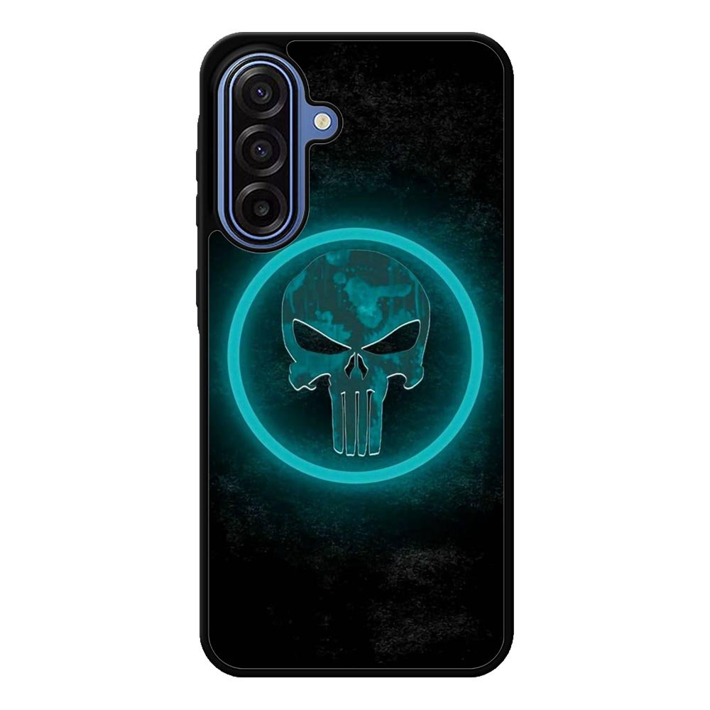 Punisher Blue Glow Samsung Galaxy A17 Case OV9917