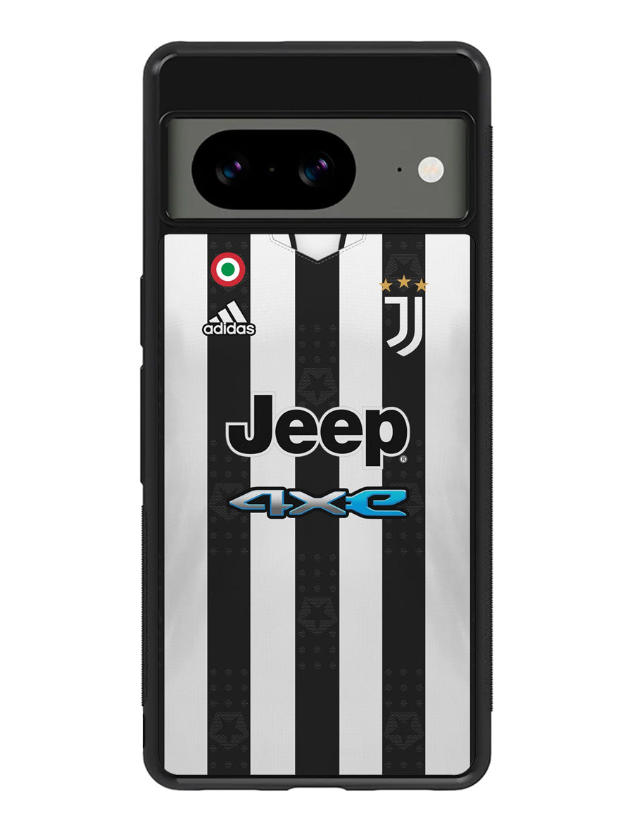 Juventus 2021-2022 Home Jersey Google Pixel 8A Case QC8785
