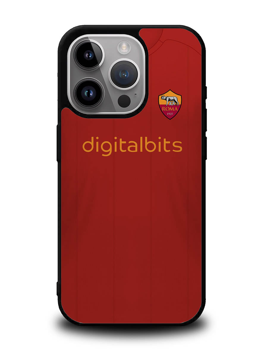 AS Roma 2021-2022 Home Jersey iPhone 15 Pro Case OV8790