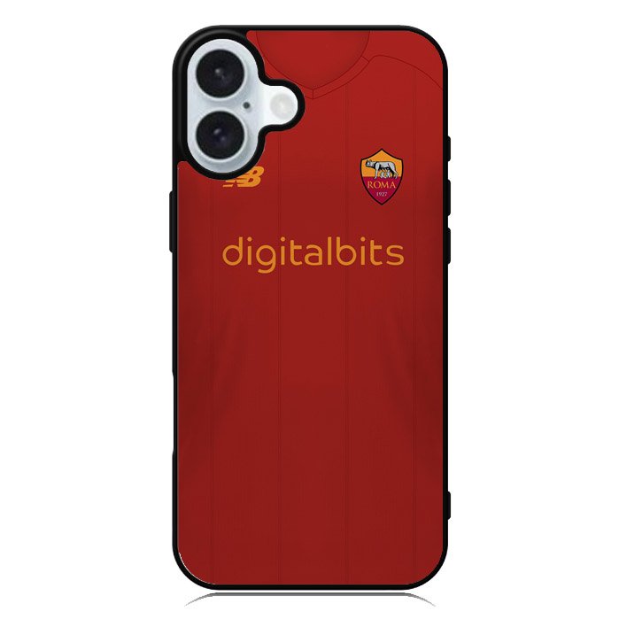 AS Roma 2021-2022 Home Jersey iPhone 16 Plus Case QC8790
