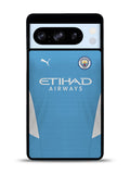 Manchester City 2021-2022 Home Jersey Google Pixel 8 Pro Case QC8800