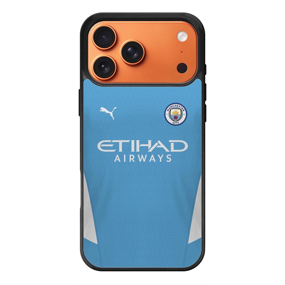 Manchester City 2021-2022 Home Jersey iPhone 17 Pro Case OV8800