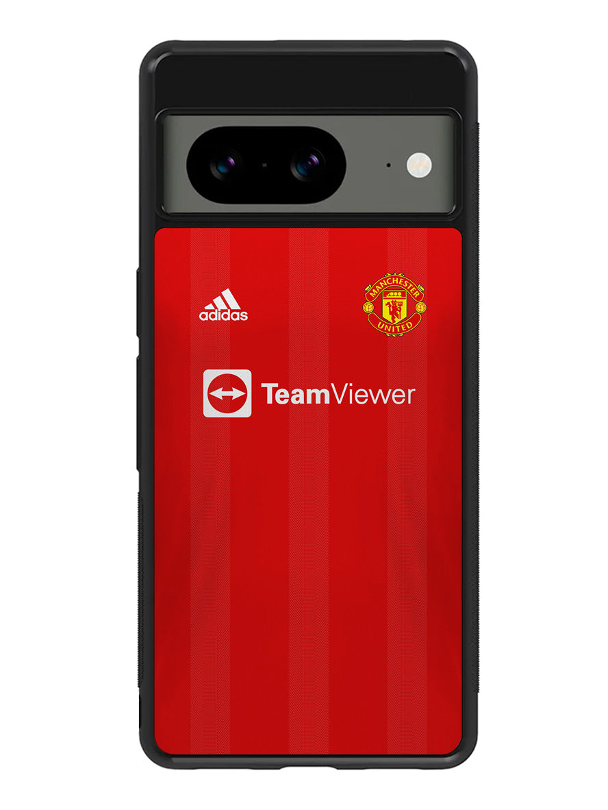 Manchester United 2021-2022 Home Jersey Google Pixel 8A Case QC8801