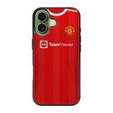 Manchester United 2021-2022 Home Jersey iPhone 17 Case QC8801