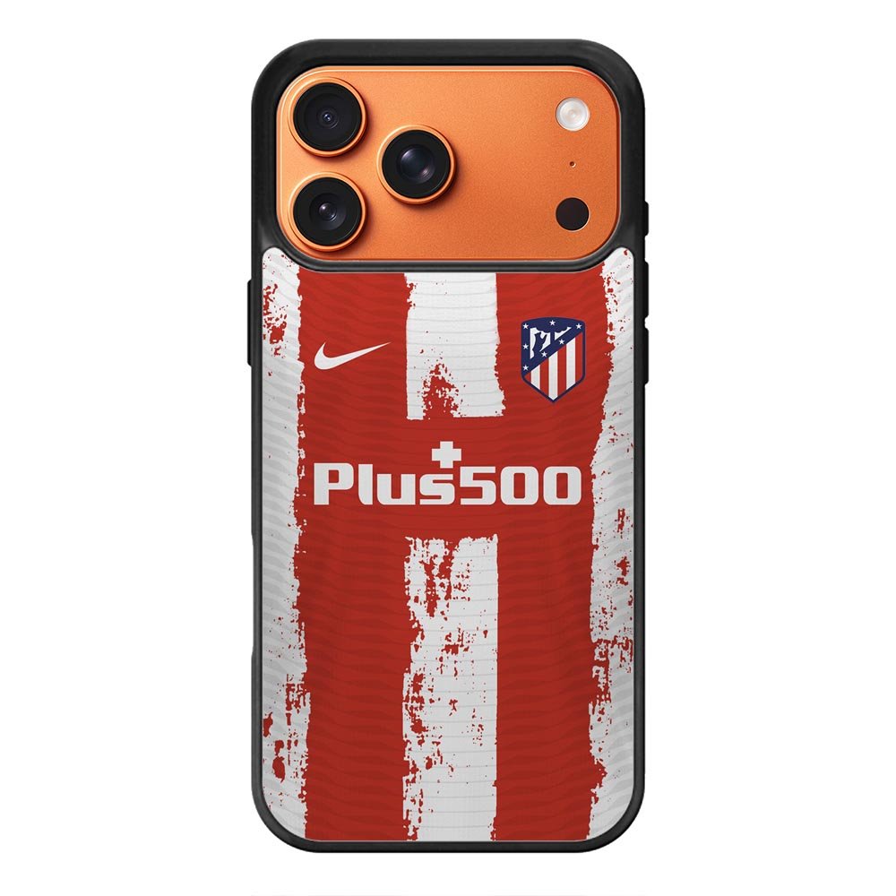 Atletico Madrid 2021-2022 Home Jersey iPhone 17 Pro Max Case QC8791