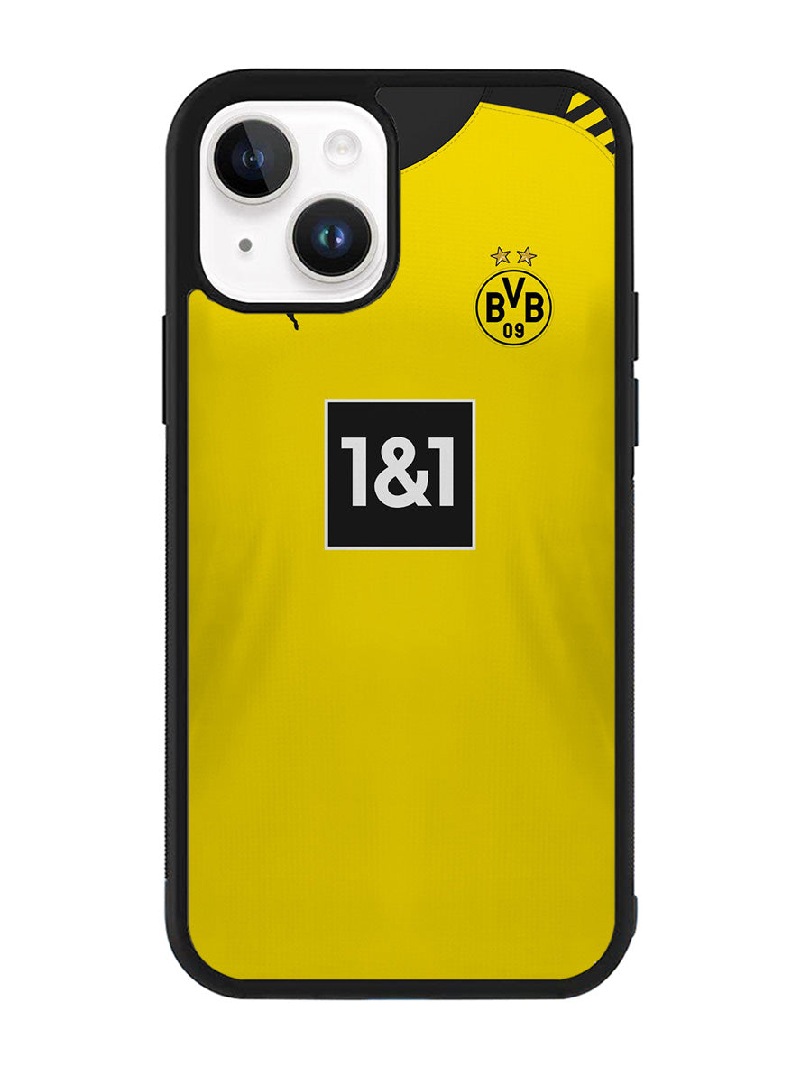 Borussia Dortmund 2021-2022 Home Jersey iPhone 15 Plus Case OV8794