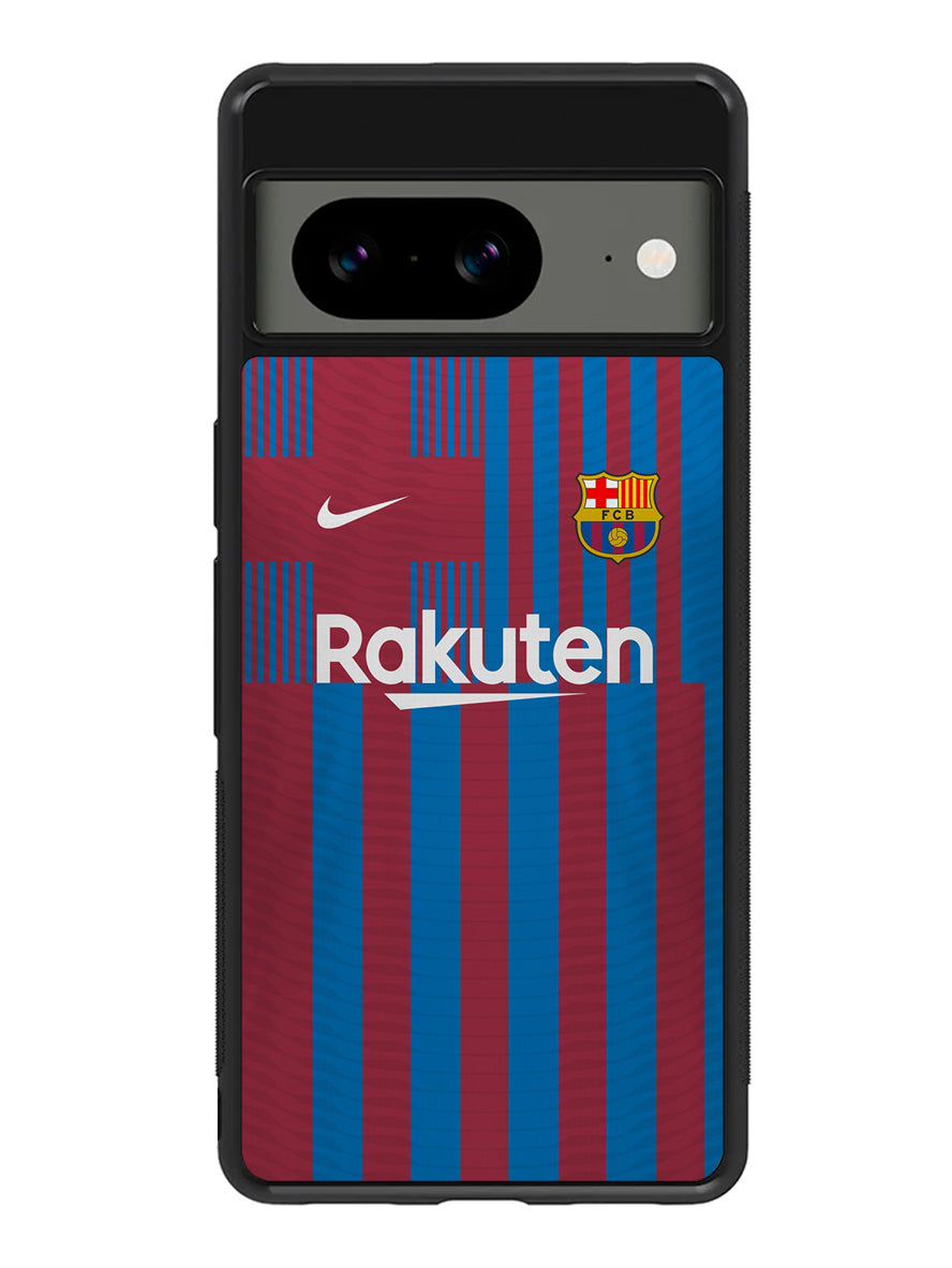 FC Barcelona 2021-2022 Home Jersey Google Pixel 8A Case QC8796