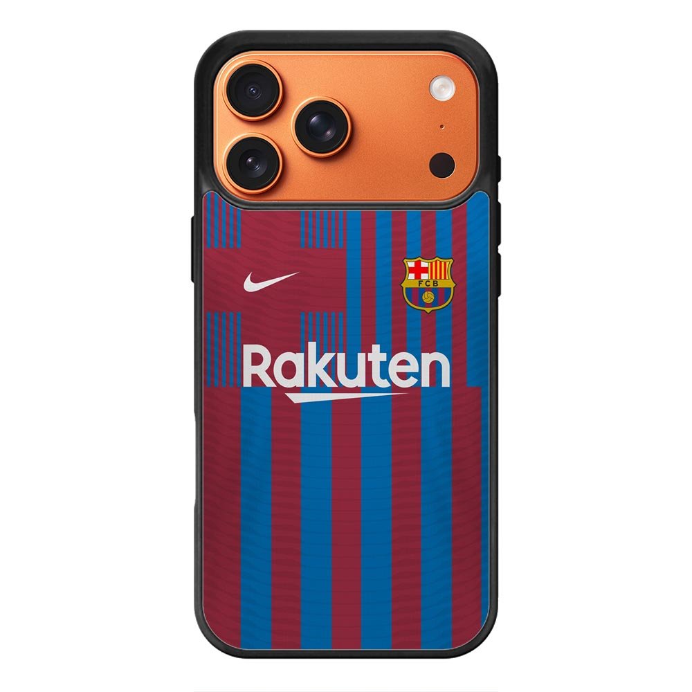 FC Barcelona 2021-2022 Home Jersey iPhone 17 Pro Case QC8796
