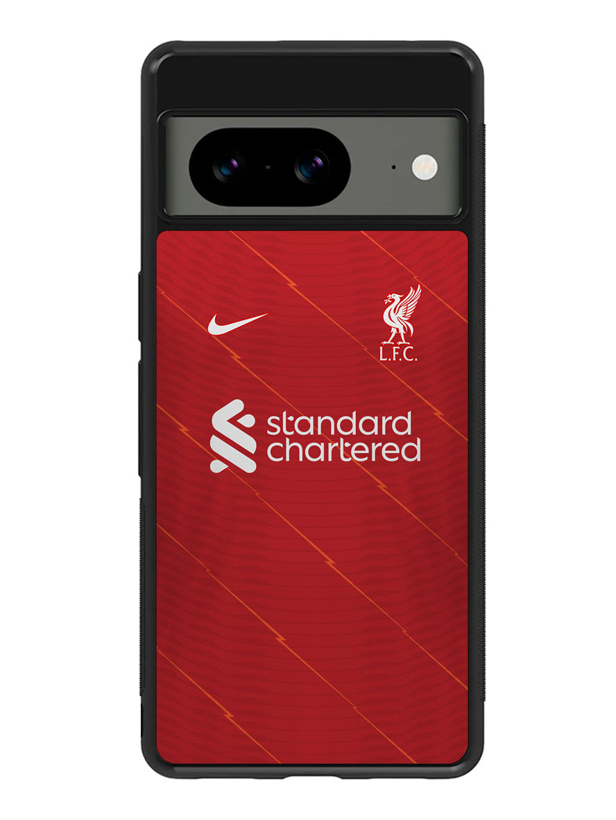Liverpool 2021-2022 Home Jersey Google Pixel 8A Case QC8799