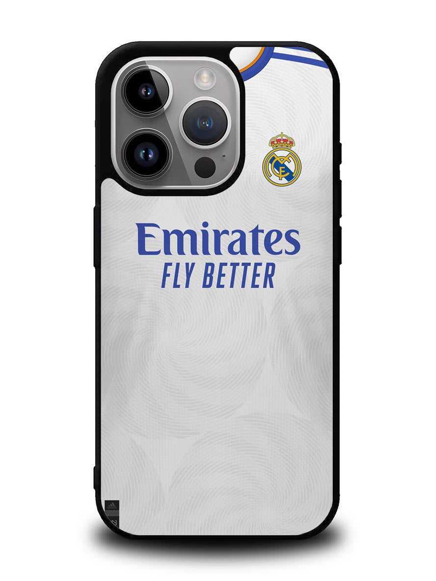 Real Madrid 2021-2022 Home Jersey iPhone 14 Pro Case QC8805