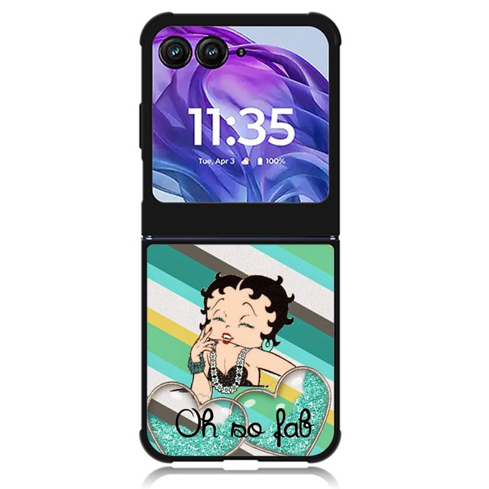 Betty Boop Oh So Far Tosca Motorola Moto Razr Plus 2024 , Moto Razr+ 2024 Case OV8793