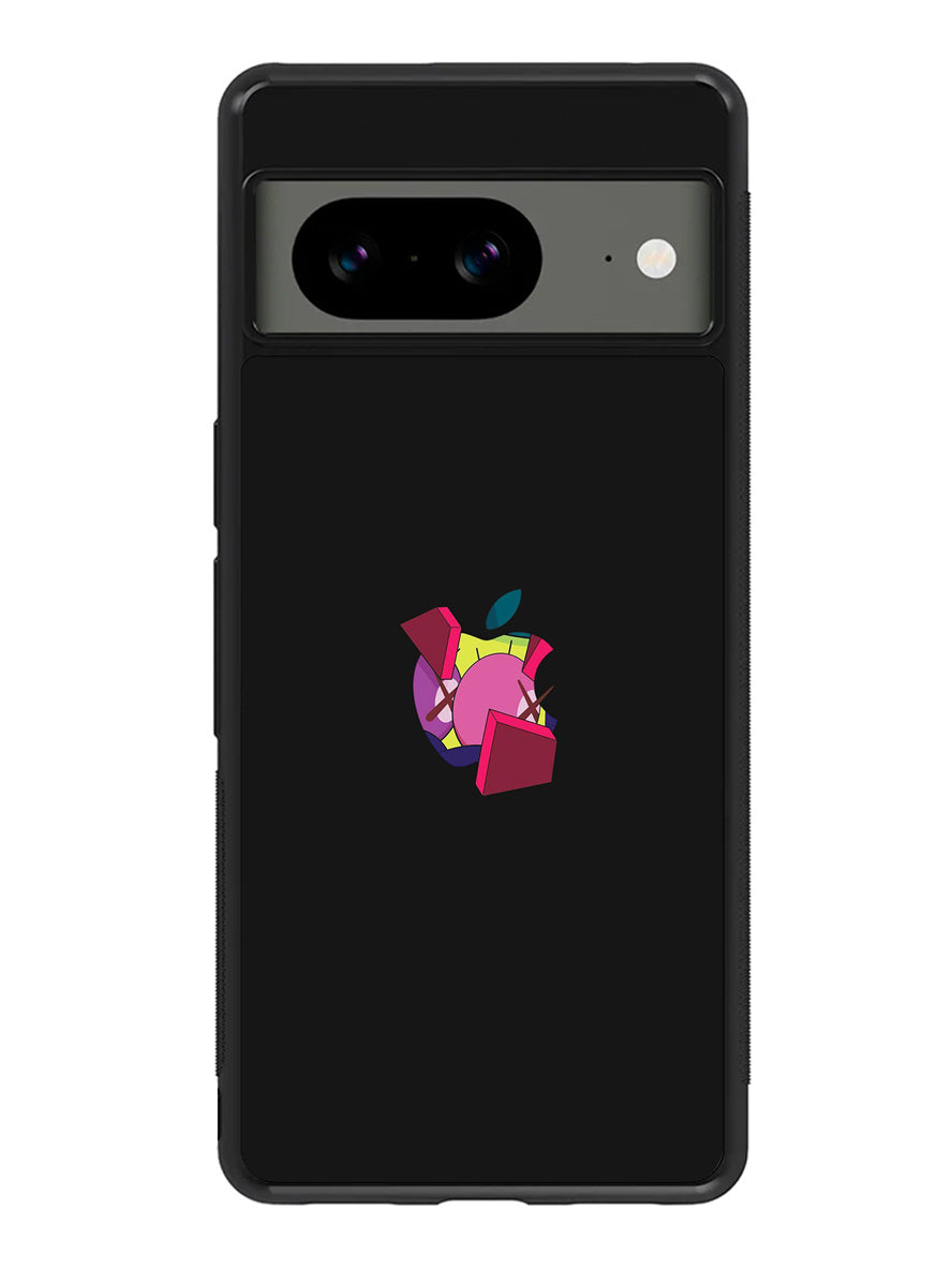 Kaws Apple Logo Google Pixel 8A Case QC8816