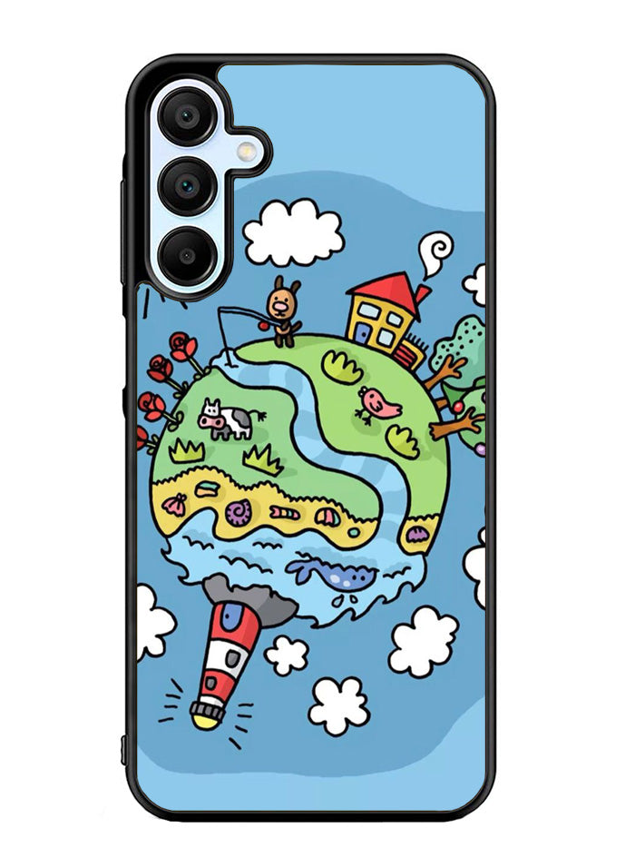 Cute Doodle Art Samsung Galaxy A35 5G Case OV8813