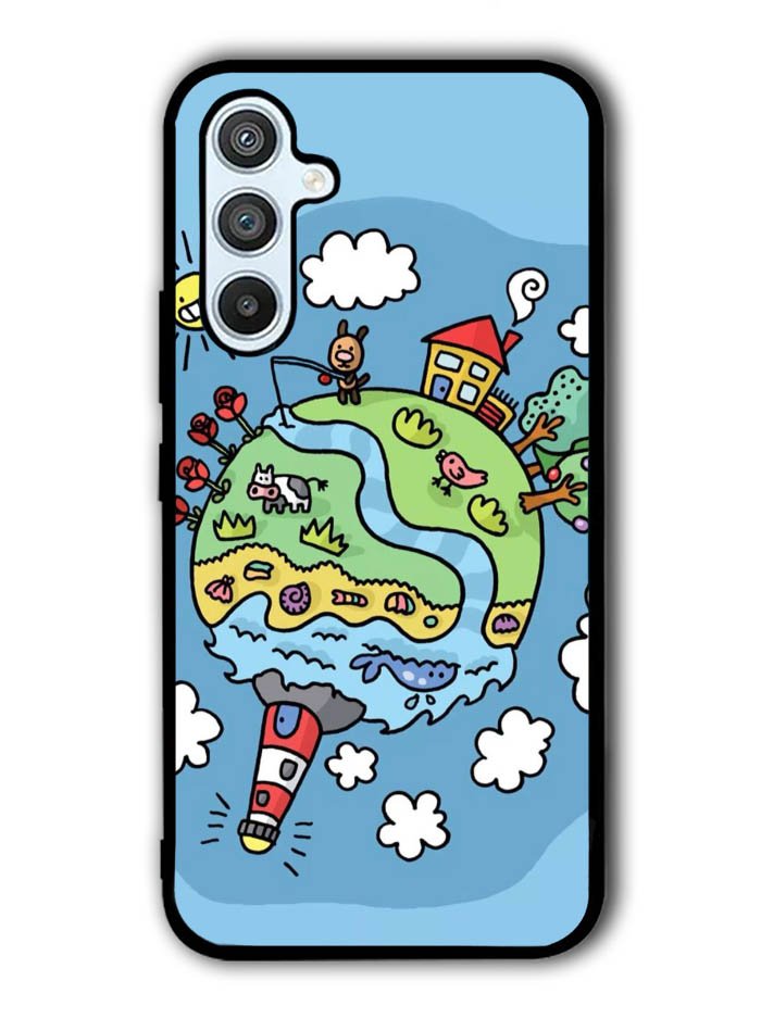 Cute Doodle Art Samsung Galaxy A54 5G Case OV8813