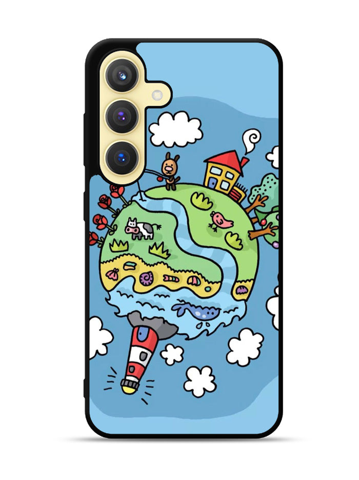 Cute Doodle Art Samsung Galaxy S24 5G Case OV8813
