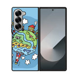 Cute Doodle Art Samsung Galaxy Z Fold 7 5G Case QC8813