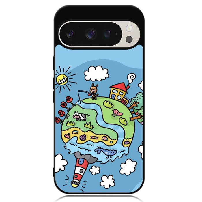 Cute Doodle Art Google Pixel 9 | Pixel 9 Pro Case OV8813