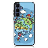 Cute Doodle Art Samsung Galaxy S25 FE Case OV8813