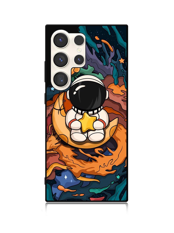Astronaut Cute And Hold The Star Samsung Galaxy S23 Ultra 5G Case QC8807