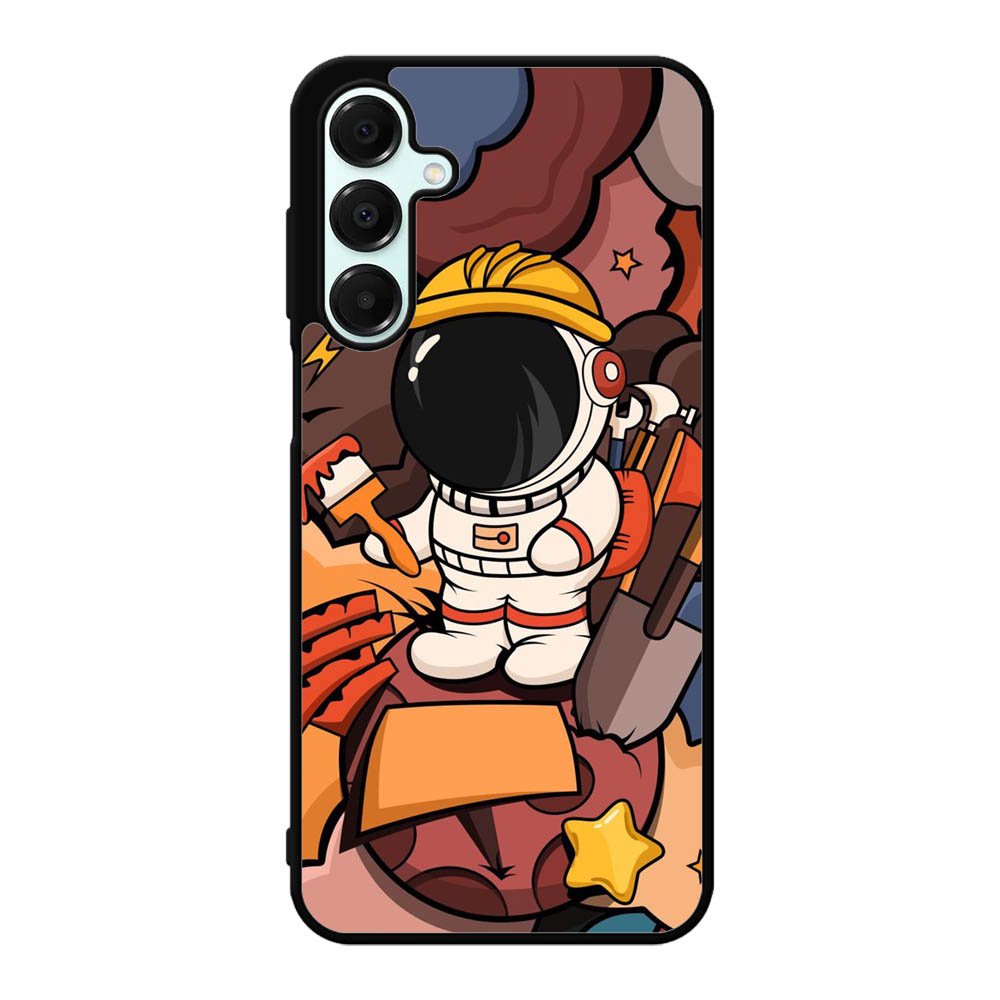 Cute Astronaut Builder Samsung Galaxy A16 Case OV8809