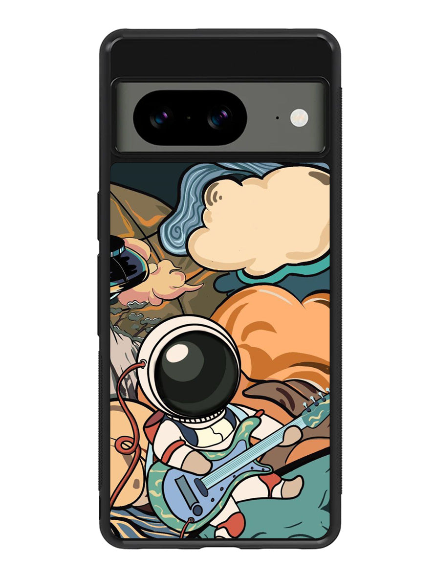 Cute Guitar Astronaut Google Pixel 8A Case QC8814