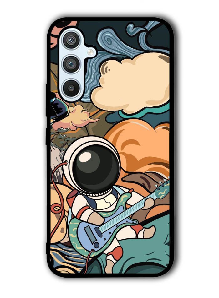 Cute Guitar Astronaut Samsung Galaxy A54 5G Case OV8814