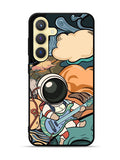 Cute Guitar Astronaut Samsung Galaxy S23 5G Case QC8814