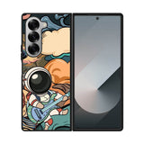 Cute Guitar Astronaut Samsung Galaxy Z Fold 7 5G Case OV8814
