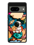 Cute Astronaut Hug The Planet Google Pixel 8A Case QC8810
