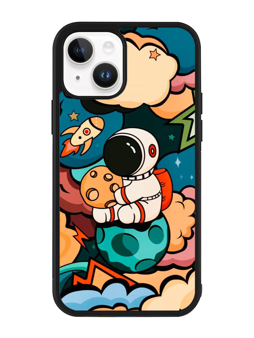 Cute Astronaut Hug The Planet iPhone 15 Plus Case OV8810