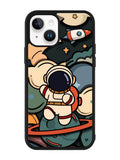 Cute Astronaut Run in Space iPhone 15 Plus Case OV8811