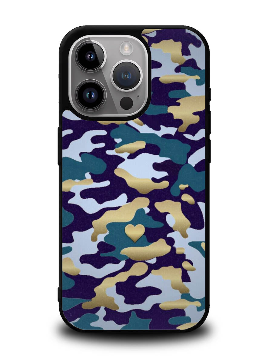 New Camo Heart iPhone 15 Pro Max Case OV8818