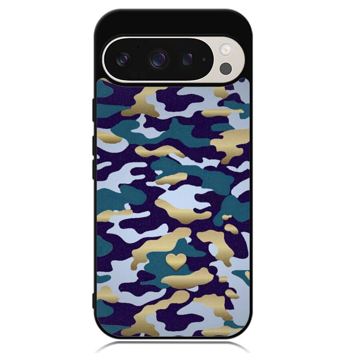 New Camo Heart Google Pixel 9 Pro XL Case OV8818