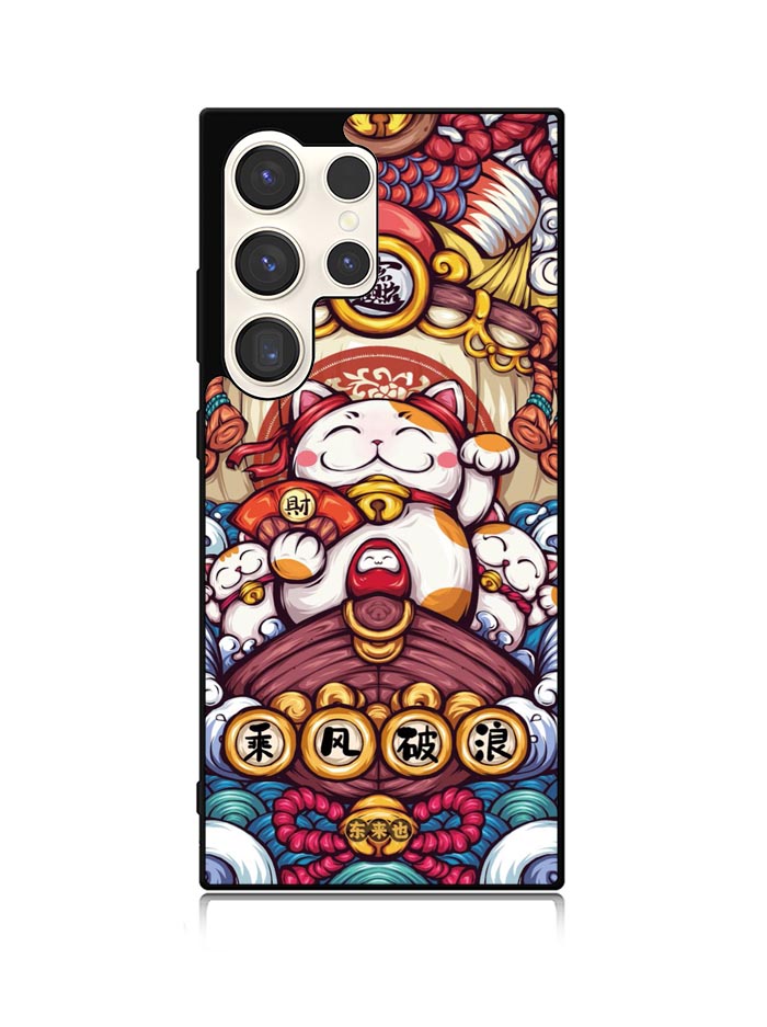 Cute Maneki Neko Samsung Galaxy S24 Ultra 5G Case OV8850