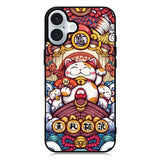 Cute Maneki Neko iPhone 16 Plus Case QC8850
