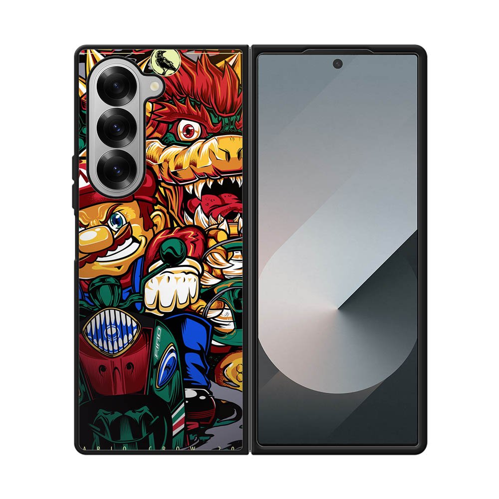 Mario Racing Brother Samsung Galaxy Z Fold 7 5G Case QC8852