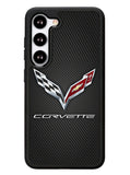Corvette Logo Carbon 2nd Samsung Galaxy S23 5G Case
