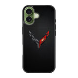 C8 Carbon Logo iPhone 17 Case QC8842