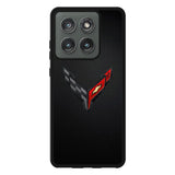 C8 Carbon Logo Motorola Moto Edge 2025 Case QC8842