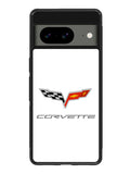 Corvette Logo White Background Google Pixel 8A Case QC8847