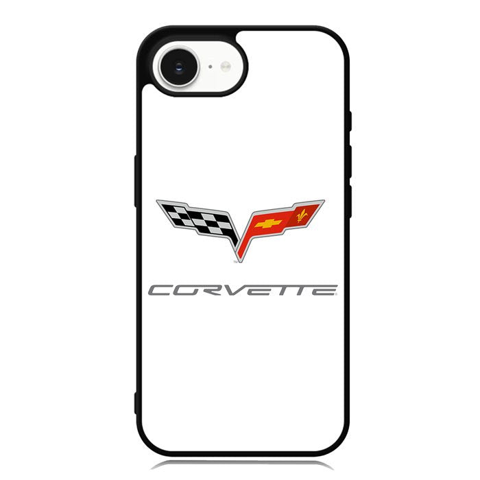 Corvette Logo White Background iPhone 16e Case OV8847