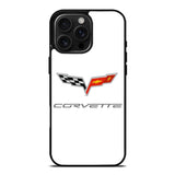 Corvette Logo White Background iPhone 16 Pro Case OV8847