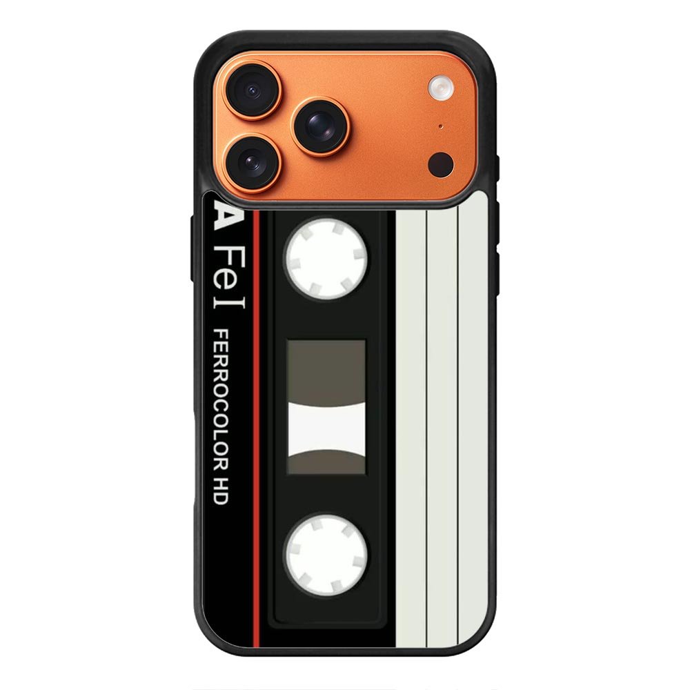 Retro Cassette Tape AGFA FeI iPhone 17 Pro Case QC8856