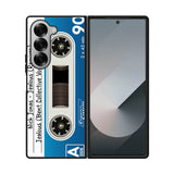 Retro Compact Cassette Tape Samsung Galaxy Z Fold 7 5G Case OV8858