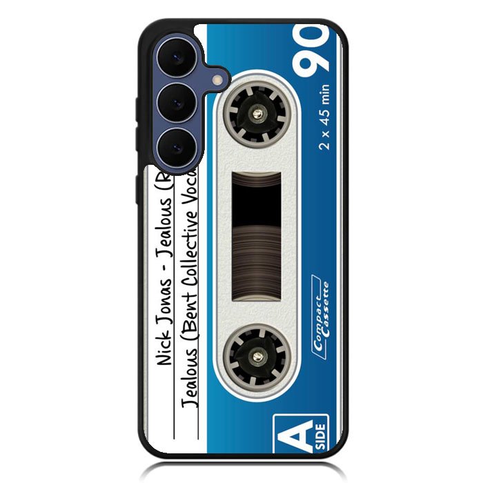 Retro Compact Cassette Tape Samsung Galaxy S25 FE Case OV8858
