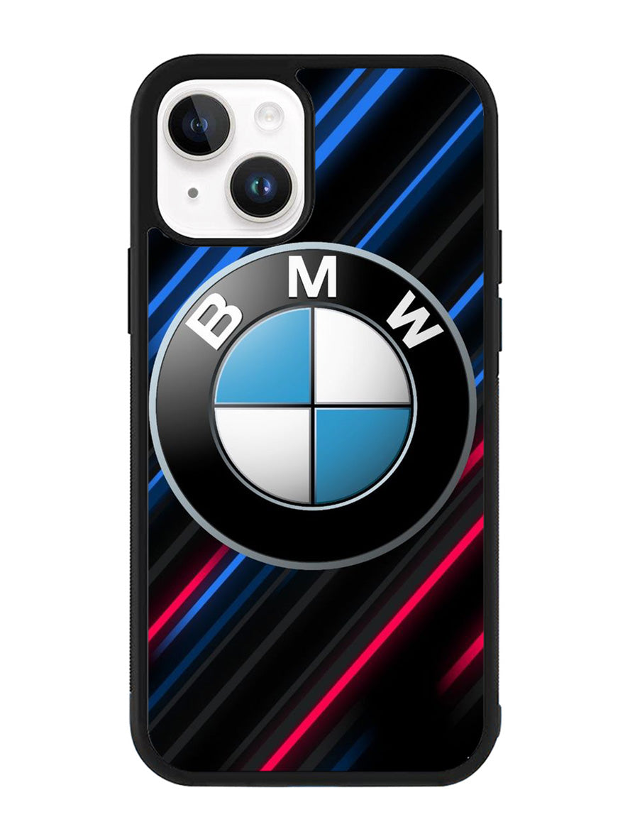 BMW Logo Red Blue Line iPhone 15 Case OV11174
